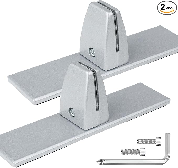 2 Packs Sneeze Guard Clamp Bracket, Sneeze Guard Shield Base by First-zgel