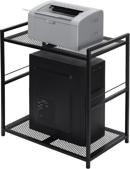 OYEAL Computer Tower Stand, PC Tower Stand Metal Rolling Cart Holds up to 40lbs by OYEAL