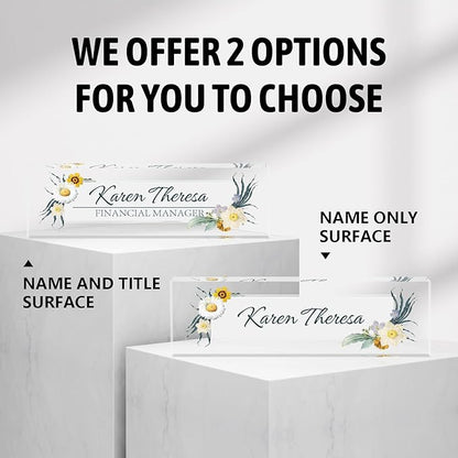Custom Office Name Plate, Personalized Gifts - Image 6