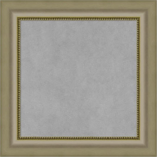 Amanti Art Silver Framed Magnetic Board 21x21 Small Vision Board by AmantiArt