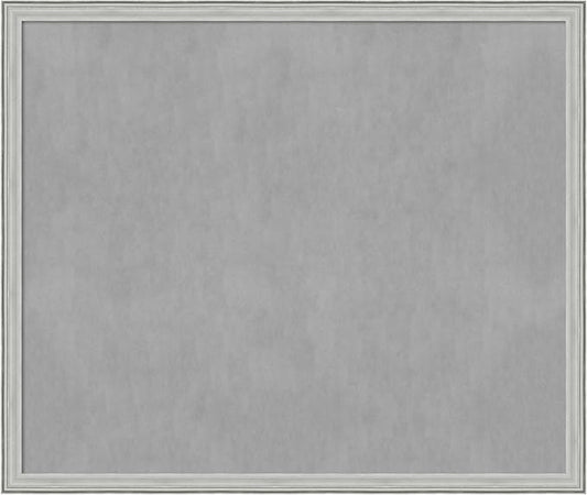 Amanti Art Silver Framed Magnetic Board 43x51 Oversize Vision Board by AmantiArt