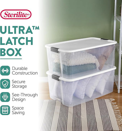 Sterilite 16-Pack Ultra Latching Box, Storage Bins - Image 3