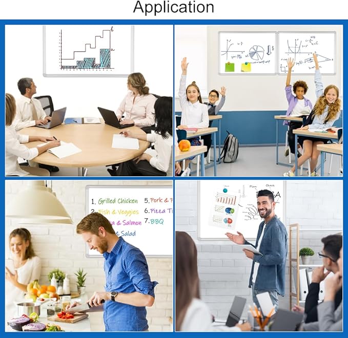 DEVELOP Magnetic Dry Erase Board 18x24 Inch, Small Aluminum Frame Wall-Mounted - Image 7