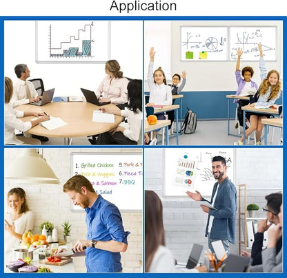 DEVELOP Magnetic White Board Dry Erase, 32 x 44 Inch, Dry Erase Board Aluminum - Image 8