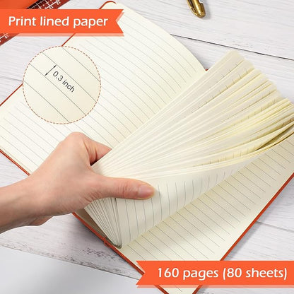 Honoson 20 Pack Lined Journal Notebooks A5 Hardcover Executive Notebook 5.5" x - Image 4