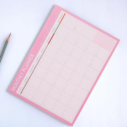Didiseaon 2pcs Weekly and Monthly Schedule Notepad Undated Planner - Image 3