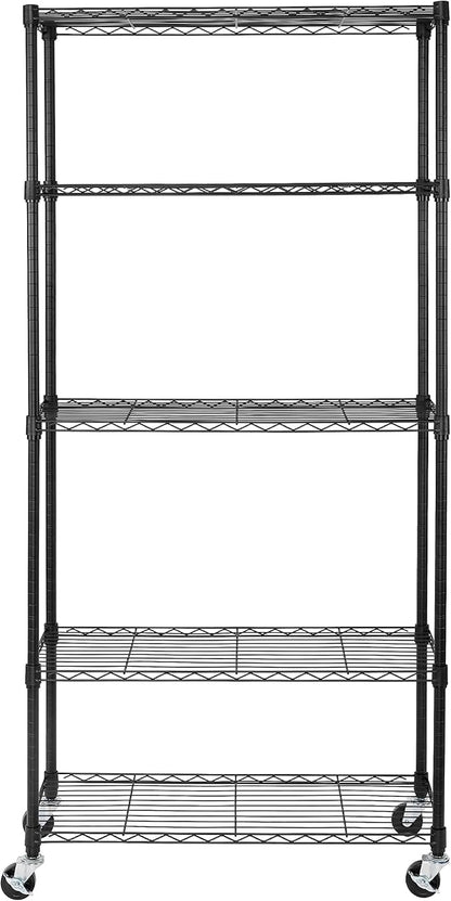 Seville Classics UltraDurable Heavy Duty NSF Solid Steel Wire Rack Storage Unit - Image 2