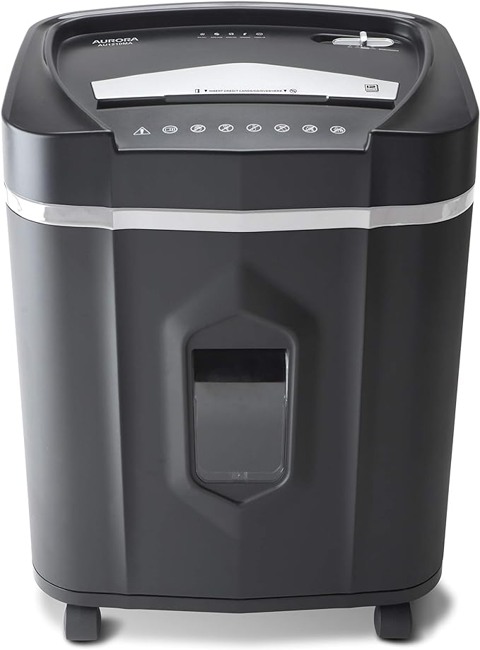Aurora AU1210MA Professional Grade High Security 12-Sheet Micro-Cut Paper/CD - Image 6