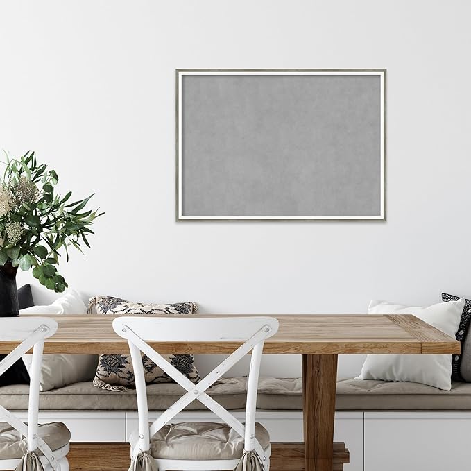 Amanti Art Silver Framed Magnetic Board 21x29 Medium Vision Board - Image 5
