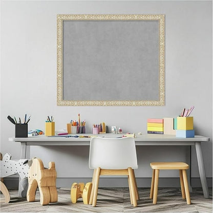 Amanti Art Silver Framed Magnetic Board 22x26 Medium Vision Board - Image 5