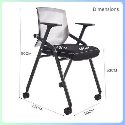 BLANEDUO, 16 Pack Conference Room Chairs, Folding Office Desk Chair - Image 3