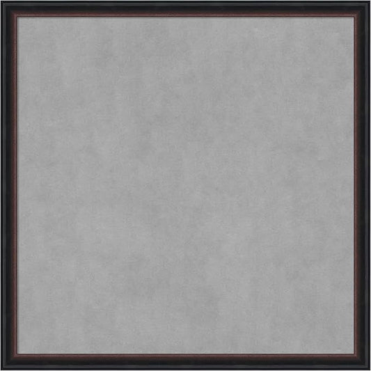 Amanti Art Black Framed Magnetic Board 26x26 Medium Vision Board by AmantiArt