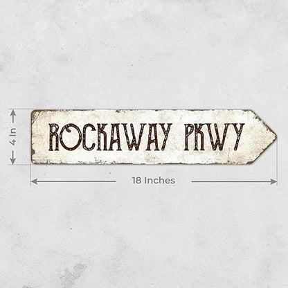 Rustic Custom Sign, Personalized Right Directional Metal Composite Street Sign - Image 2