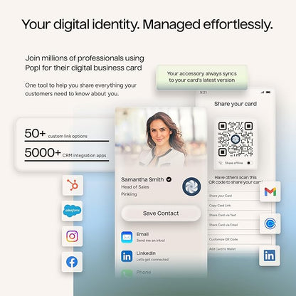 Popl Smart NFC Business Card - Image 4