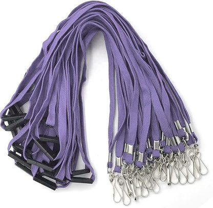 Bird Fiy Lanyard Light Purple Lanyards Neck Flat Premium Breakaway Badge Lanyard by BirdFiy