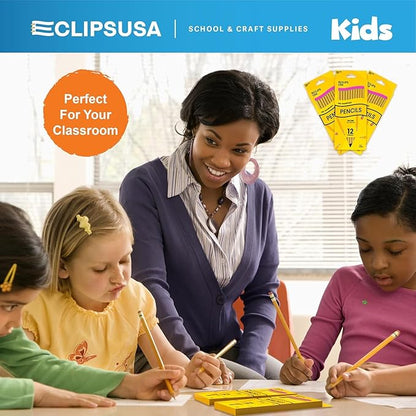 E-CLIPS USA Pre-Sharpened Pencils Bulk Pencil #2 School Supplies Bulk Number 2 - Image 2