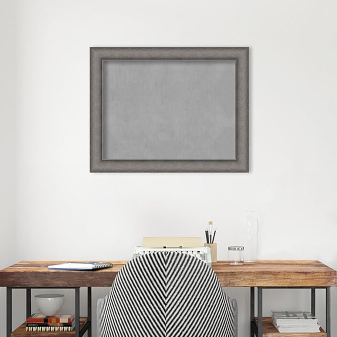 Amanti Art Grey Framed Magnetic Board 22x28 Medium Vision Board - Image 5