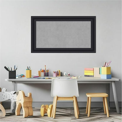 Amanti Art Black Framed Magnetic Board 16x28 Small Vision Board - Image 5