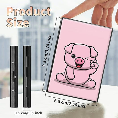 BWEGRHE Slim Credit Card Holder, Aluminum Minimalist Hard Case Pocket-Sized - Image 2