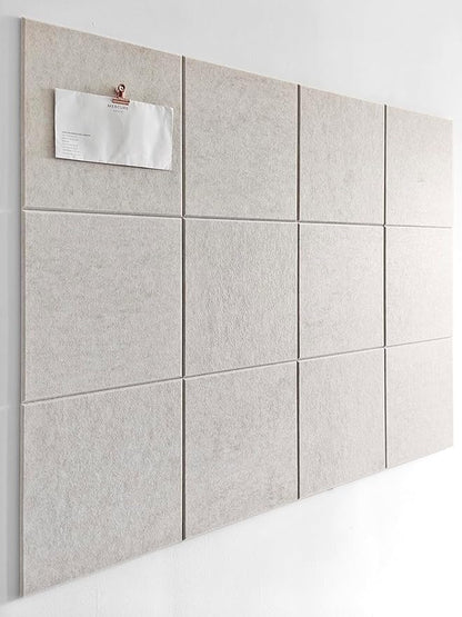 Large Cork Board Alternative | Felt Wall Tiles | Aesthetic Felt Bulletin Board by DesignerManufacturerofInnovativeBulletinBoardSolutionsforHomeOffice