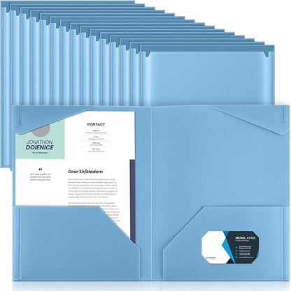Henoyso 36 Pcs Plastic Folders by Henoyso