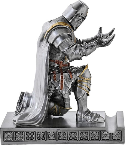 NCQIXIAO Medieval Templar Vanguard Officer Knight Pen Holder Pen Stand Desk - Image 9