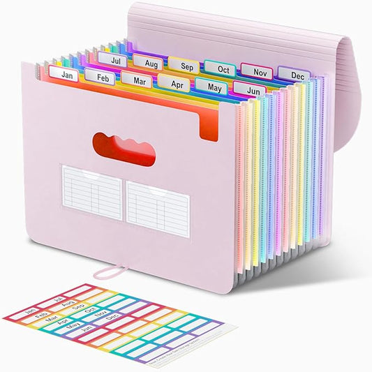 ThinkTex Accordion File Organizer, 12 by ThinkTex