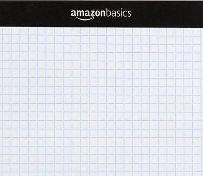 Amazon Basics Quad Ruled Graph Paper Pad, 600 Sheets, Letter Size 8.5 x 11 in - Image 4