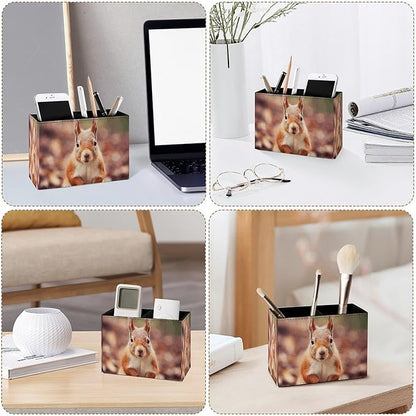 Famame Autumn Fall Squirrel Pencil Holder - Image 3