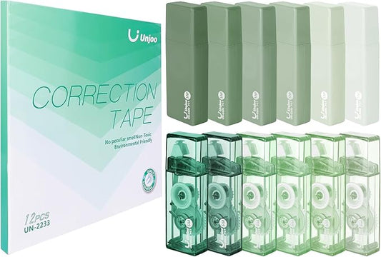 Unjoo White Correction Tape, For school, Office Workers by Unjoo
