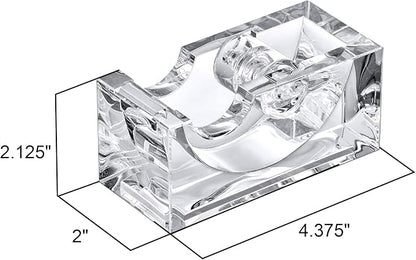 Amazing Abby - Tanya - Acrylic Tape Dispenser, Plastic Label Roll Holder - Image 3
