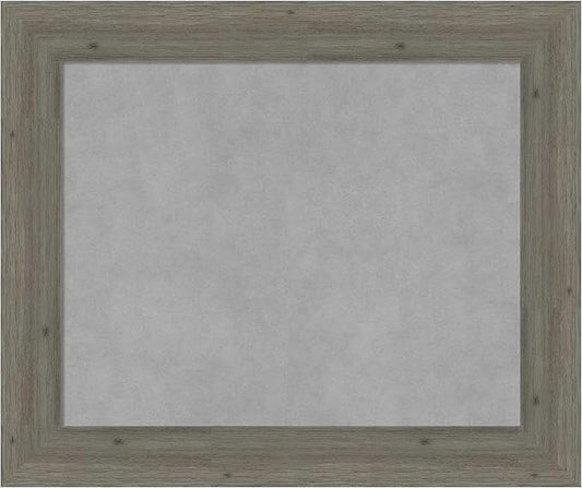 Amanti Art Grey Framed Magnetic Board 21x25 Small Vision Board by AmantiArt