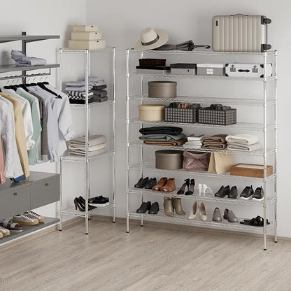 Regal Altair 14" Deep x 60" Wide x 74" Height Wire Shelving Kit | 8-Tier | NSF - Image 6
