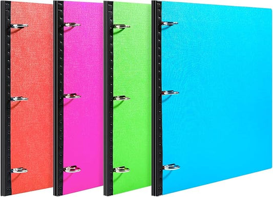 MAKHISTORY Telescoping 3 Ring Binder-4PCS, Flexible Binder by MAKHISTORY