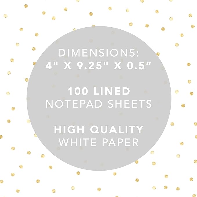 Graphique Magnetic Notepad, 4” x 9.25” x .5” – Front Says, “To Do”, Sticks to - Image 3