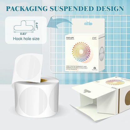 2 Inch Round Color Coding Labels - Image 3