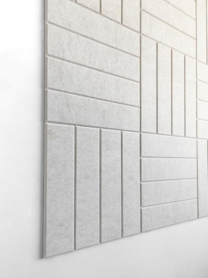DECORITA Felt Bulletin Board Tiles | Modern Cork Board Alternative | Large Cork - Image 4