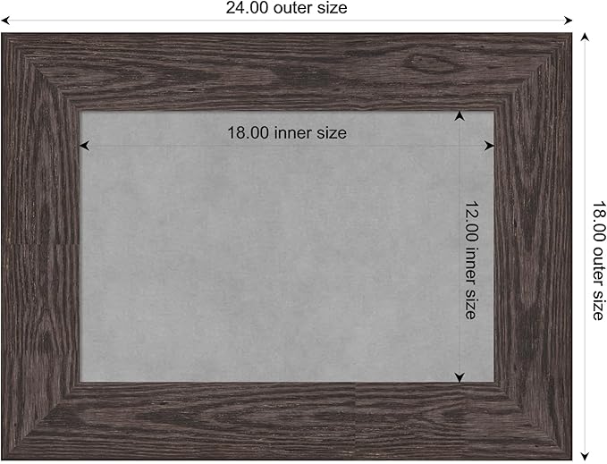Amanti Art Black Framed Magnetic Board 18x24 Small Vision Board - Image 4