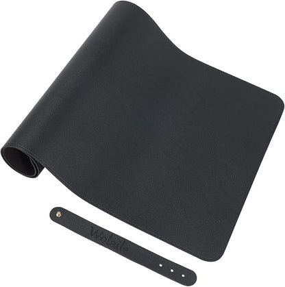 Wolaile Desk Pad 36x17 inches, PU Leather Desk Blotter, Non-Slip Base - Image 7