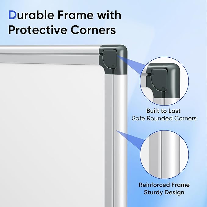 VUSIGN 24" x 18" Magnetic Whiteboard - Image 5