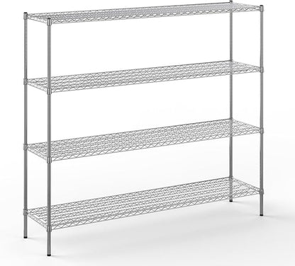 Regal Altair 18" Deep x 72" Wide x 64" Height Wire Shelving Kit | 4-Tier | NSF by Regal+Altair