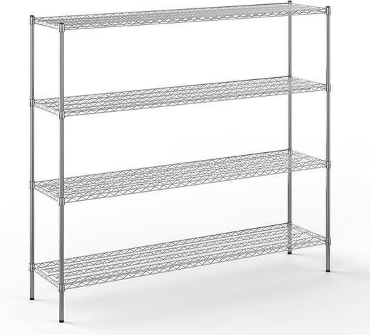 Regal Altair 18" Deep x 72" Wide x 64" Height Wire Shelving Kit | 4-Tier | NSF by Regal+Altair