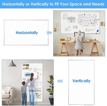 Dry Erase Board 72 x 40 Inch, Large Magnetic White Board - Image 4