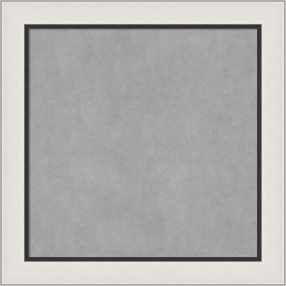 Amanti Art Silver Framed Magnetic Board 30x30 Medium Vision Board by AmantiArt