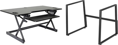 Rocelco 46" Large Height Adjustable Standing Desk BUNDLE by Rocelco
