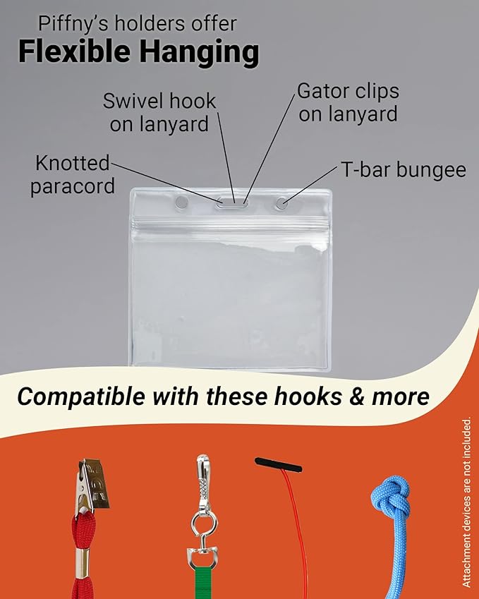 Clear ID Holder for Lanyard - Image 5