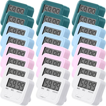 Weewooday 24 Pcs Digital Kitchen Timer Magnetic Timer Bulk On/Off Switch Minute by Weewooday