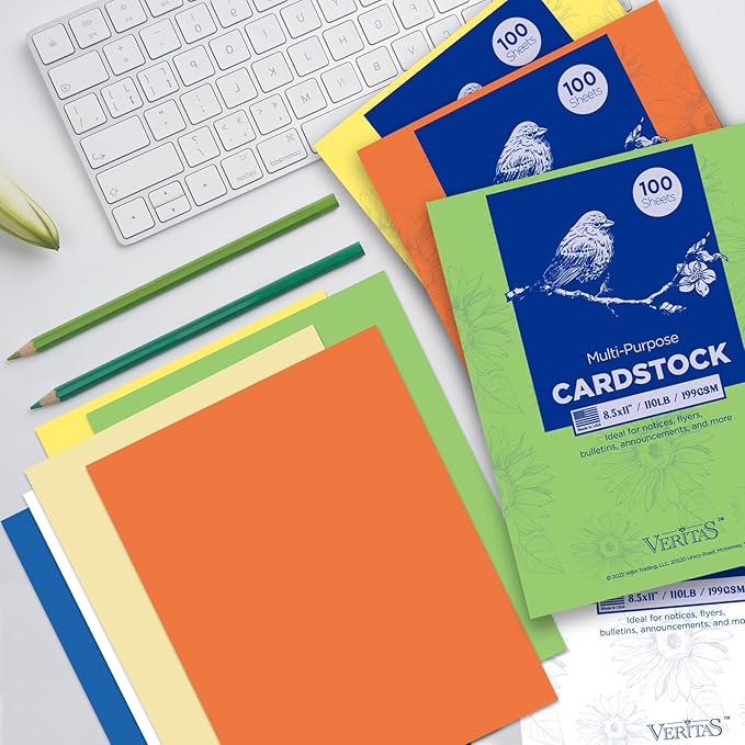 Cream Cardstock Paper, 110lb/199gsm Heavy Cardstock, Colored Multi-Purpose paper - Image 3