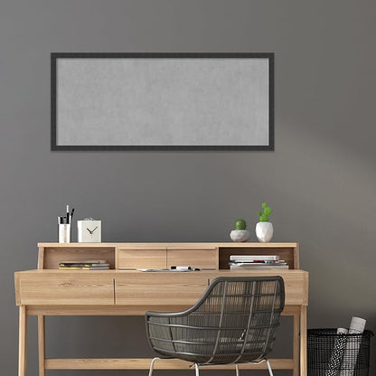 Amanti Art Black Framed Magnetic Board 22x50 Oversize Vision Board - Image 5