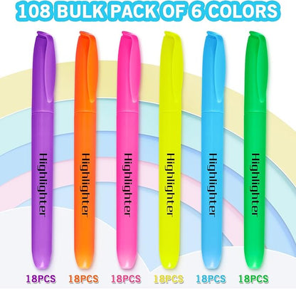 YEGEER Highlighters, Chisel Tip Dry-Quickly Highlighter Markers, Office - Image 2